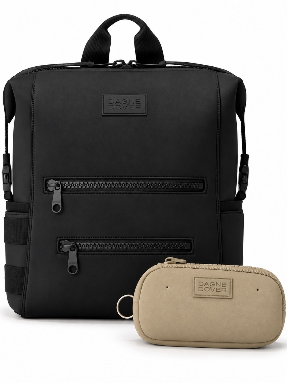 Dagne Dover Large Indi Diaper Backpack Onyx + Accessory Pouch